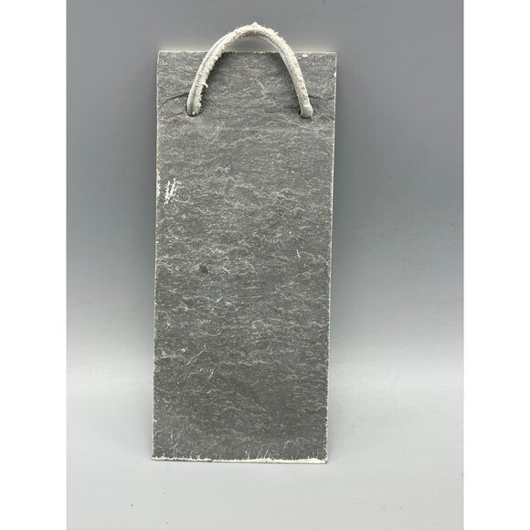 Handmade Christmas Ornament painted snowman on tile white black green READ - Picture 2 of 4